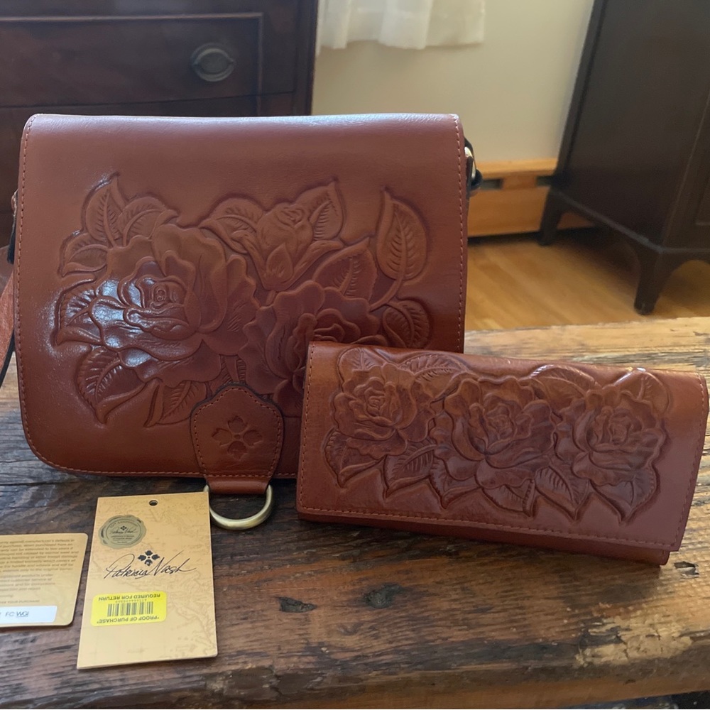 Patricia Nash Crossbody and Wallet-NWT